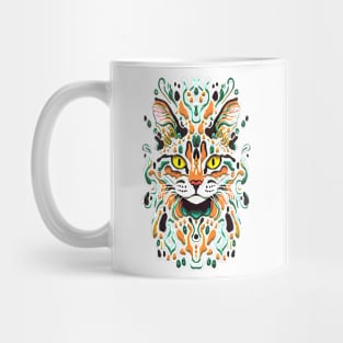 Cute Cat Illusion Design, Funny Cat Lover Gift Idea Mug